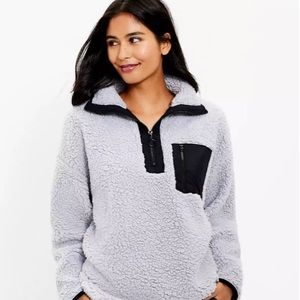 Lou & Grey Sherpa Zip Jacket